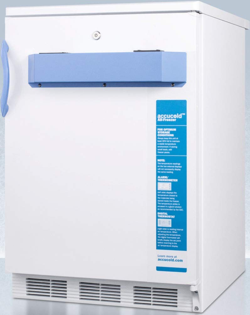 Accucold 24" Freestanding/Built In Undercounter Compact Upright Freezer VT65MLBIMED2 - View 3 | Fridge.com