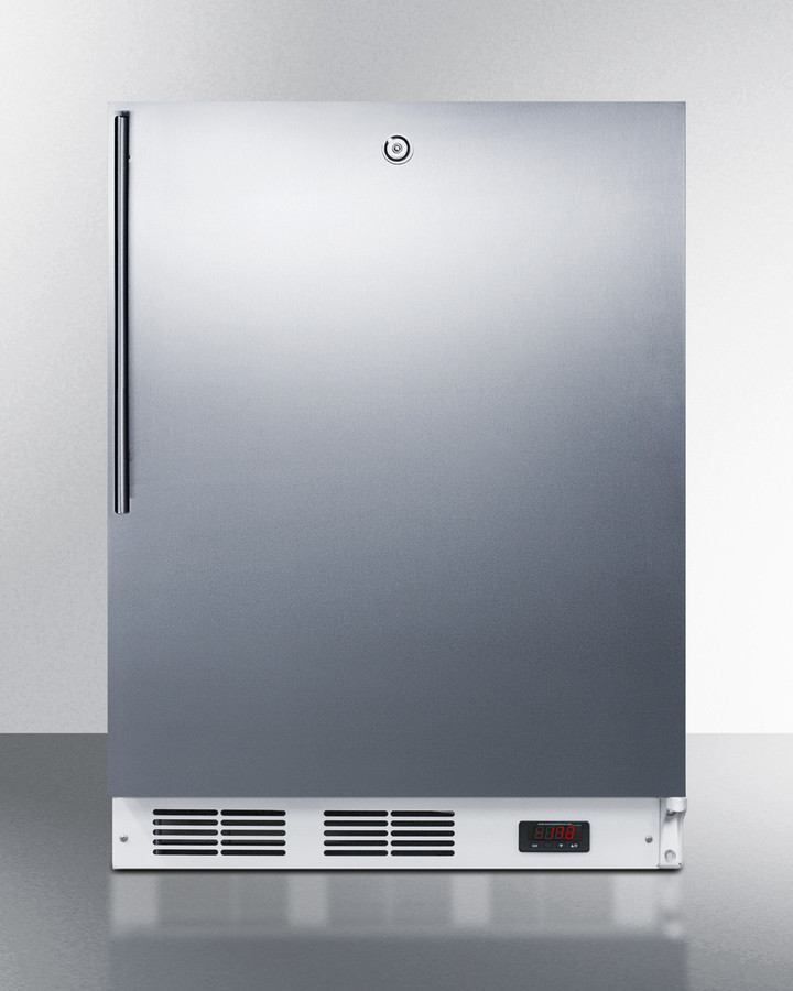 AccuCold 24" Freestanding/Built In Undercounter Counter Depth Compact Upright Freezer VT65MLBISSHVADA — FIN-0019093 | Fridge.com