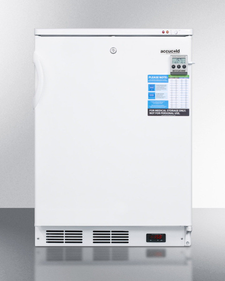 AccuCold 24" Freestanding/Built In Undercounter Counter Depth Compact Upright Freezer VT65MLBIVAC — FIN-0019127 | Fridge.com