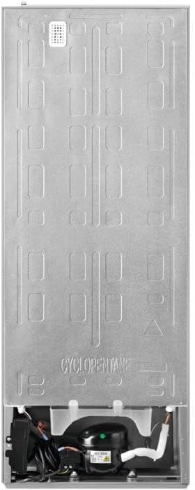 Aeg RDB424E1AX Free-Standing Double Door Fridge 1434 mm/Freezer Top Capacity 205 L/Colour: Stainless Steel Silver Sides/Anti-Finger Stainless Steel Coating/Energy Class - View 5 | Fridge.com