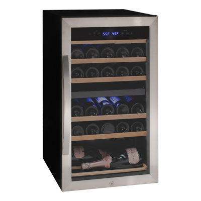 Allavino Cascina Series 28 Bottle Dual Zone Freestanding Wine Cooler Refrigerator with Stainless Steel Door | Fridge.com