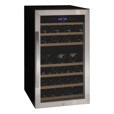 Allavino Cascina Series 43 Bottle Dual Zone Freestanding Wine Refrigerator Cooler with Stainless Steel Door | Fridge.com