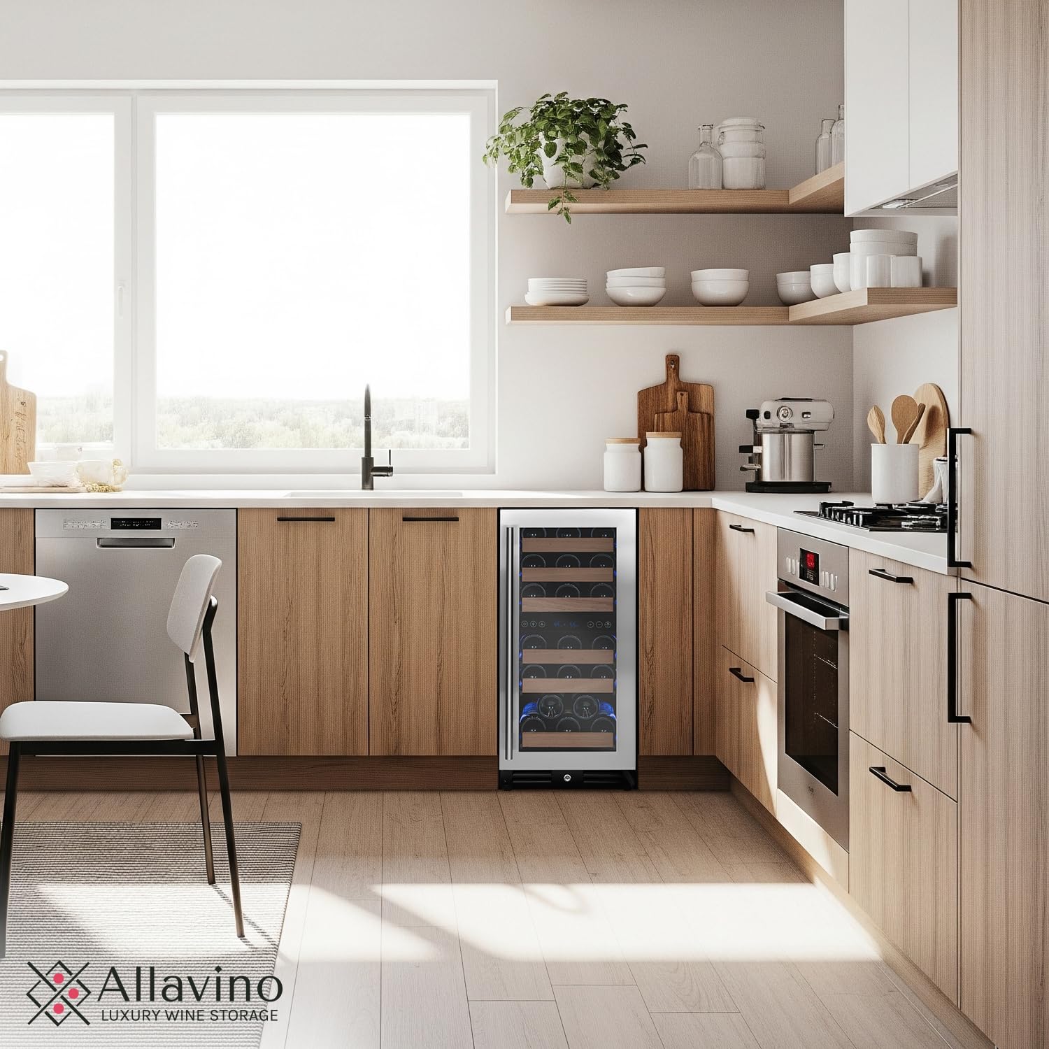 Allavino 15" Wide Reserva Series 30 Bottle Wine Refrigerator - View 2 | Fridge.com