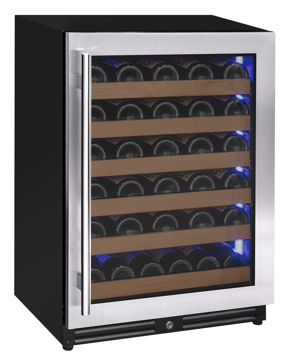 Allavino Reserva Series 51 Bottle Single Zone Built-In Luxury Wine Refrigerator With Stainless Steel Door - Right Hinge - View 2 | Fridge.com