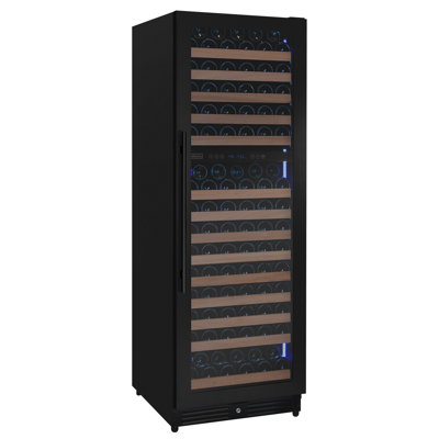 Allavino Reserva Series 172 Bottle Dual Zone Built-in Wine Refrigerator with Black Metal Door - Right Hinge | Fridge.com