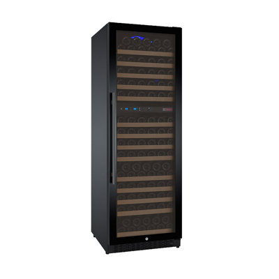 Allavino FlexCount Series 172 Bottle Dual Zone Built-in Wine Refrigerator with Black Door - Right Hinge | Fridge.com