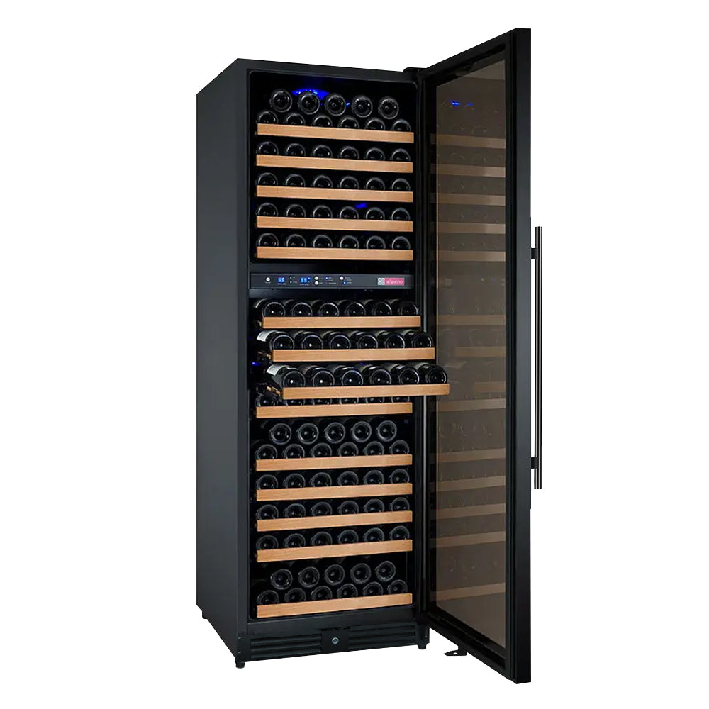 Allavino Flexcount Series 172 Bottle Dual Zone Built-In Wine Refrigerator With Black Door - Right Hinge - View 5 | Fridge.com