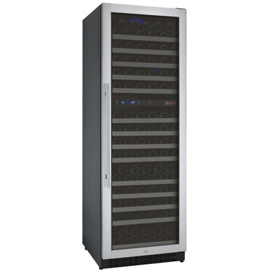 Allavino 24" Wide FlexCount II Tru-Vino 172 Bottle Dual Zone Black Right Hinge Wine Refrigerator | Fridge.com
