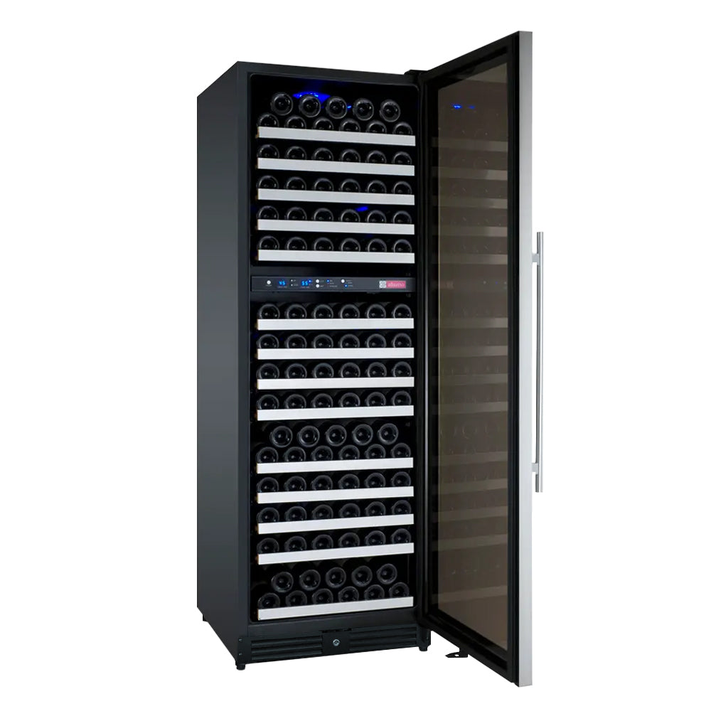 Allavino 24" Wide Flexcount Ii Tru-Vino 172 Bottle Dual Zone Black Right Hinge Wine Refrigerator - View 5 | Fridge.com