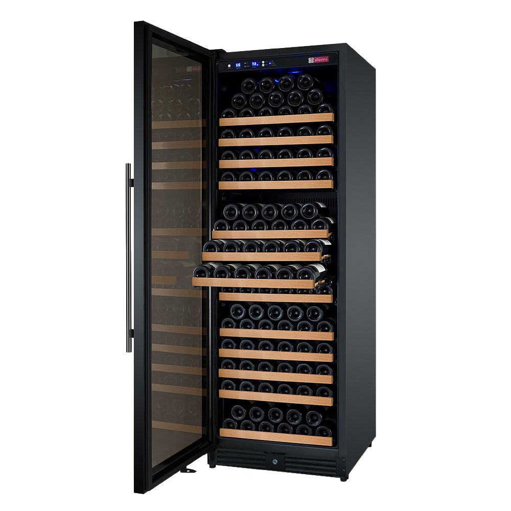Allavino 24" Wide Flexcount Ii Tru-Vino 177 Bottle Single Zone Black Left Hinge Wine Refrigerator - View 5 | Fridge.com