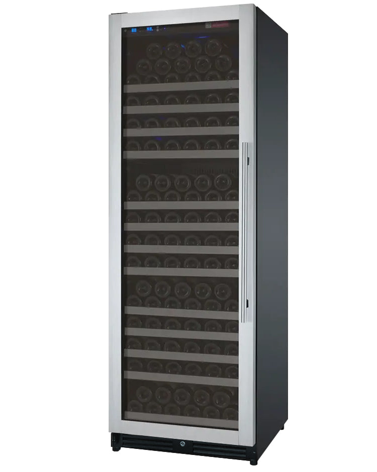 Allavino 24" Wide Flexcount Ii Tru-Vino 177 Bottle Single Zone Stainless Steel Left Hinge Wine Refrigerator - View 2 | Fridge.com