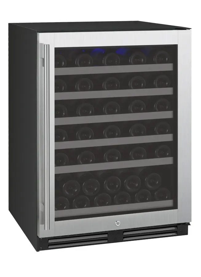 Allavino Flexcount Series 56 Bottle Single Zone Undercounter Wine Refrigerator With Stainless Steel Door - Right Hinge - View 2 | Fridge.com