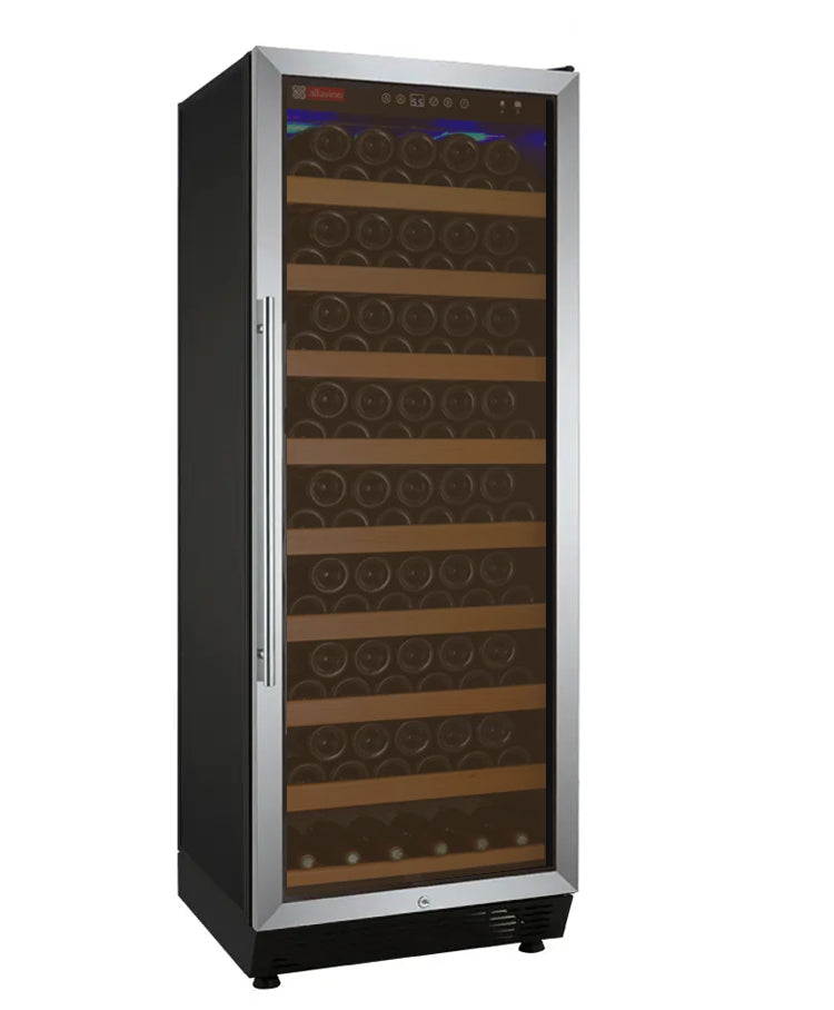 Allavino 24" Wide Vite Ii Tru-Vino 99 Bottle Single Zone Stainless Steel Right Hinge Wine Refrigerator - View 2 | Fridge.com
