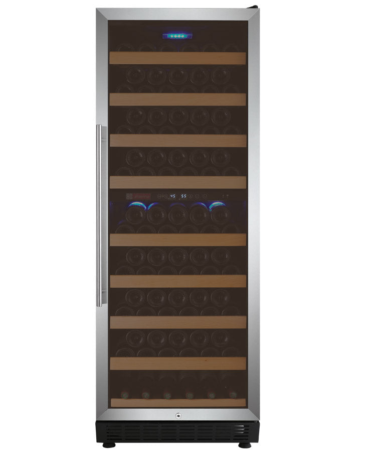 Allavino Vite Series 99 Bottle Dual Zone Freestanding Wine Cooler Refrigerator With Stainless Steel Door - Right Hinge - View 6 | Fridge.com
