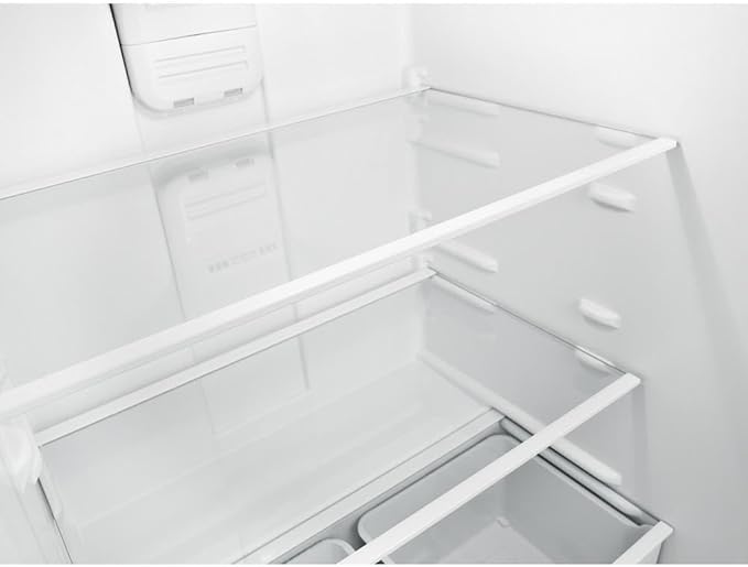 Amana 18.2 cu. ft. Top Freezer Refrigerator In Stainless Steel - View 4 | Fridge.com