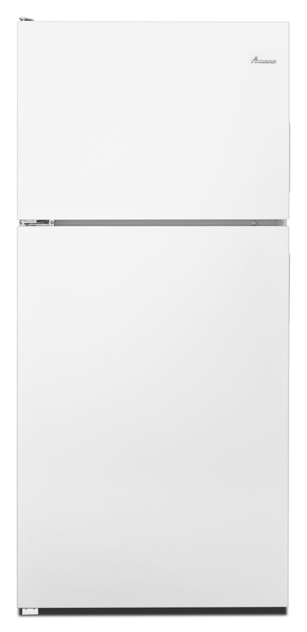 Amana 30" Top-Freezer Refrigerator with Glass Shelves in White | Fridge.com