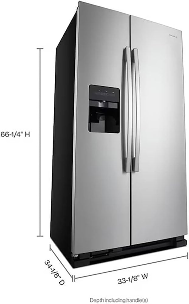 Side-By-Side Refrigerator By Amana - 21.4 cu. ft. White - View 2 | Fridge.com
