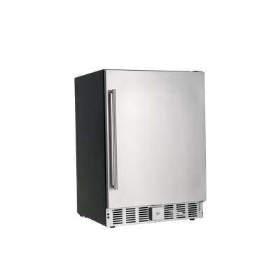 24 Inch Outdoor Beverage Fridge, 5.0 Cu.Ft Beverage Refrigerator Holds 166 Cans, 32-50F Drink Cooler with IPX4 Waterproof Design, Auto-Defrost, Build | Fridge.com