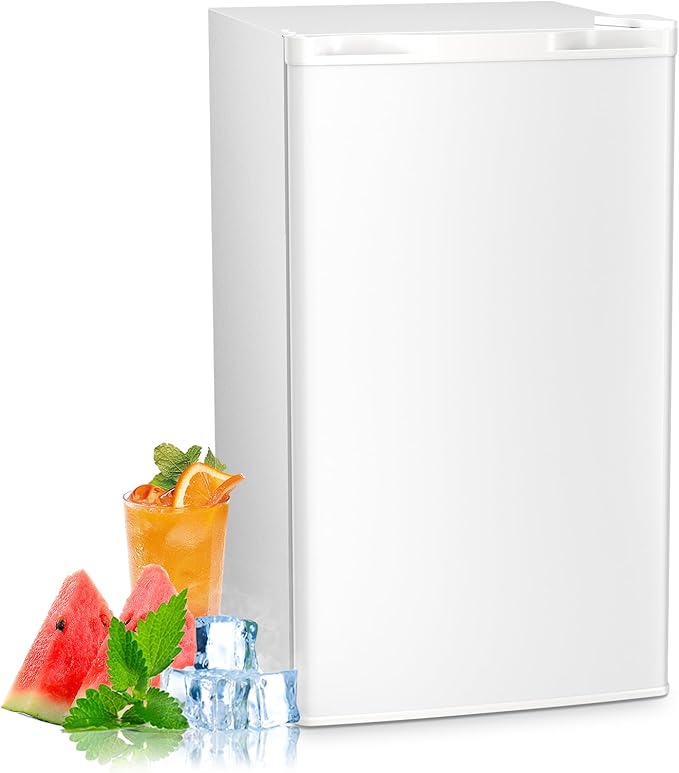 Antarctic Star 3.2 Cu.Ft. Mini Fridge with Freezer, Small Refrigerators with Adjustable Thermostat, Low Noise, Energy Saving, Compact Refrigerators for College Dorm, Office, Bedroom, Apartment, White | Fridge.com