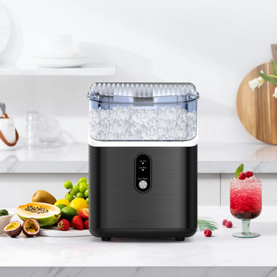 R.W.Flame 33lbs Daily Production Nugget Clear Ice Countertop Ice Maker With Self-Cleaning | Fridge.com