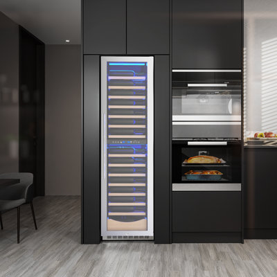 18" 111 Bottles Dual Zone  Built-in/Freestanding Wine and Beverage Refrigerator | Fridge.com