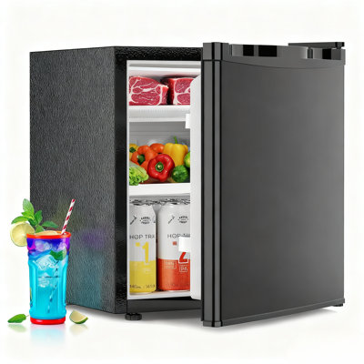 1.6 Cu.ft Compact Fridge W/ Freezer: 7 Temp Settings, Ultra Energy-Efficient, Whisper-Quiet For Dorm/Office/Rv/Bedroom | Fridge.com