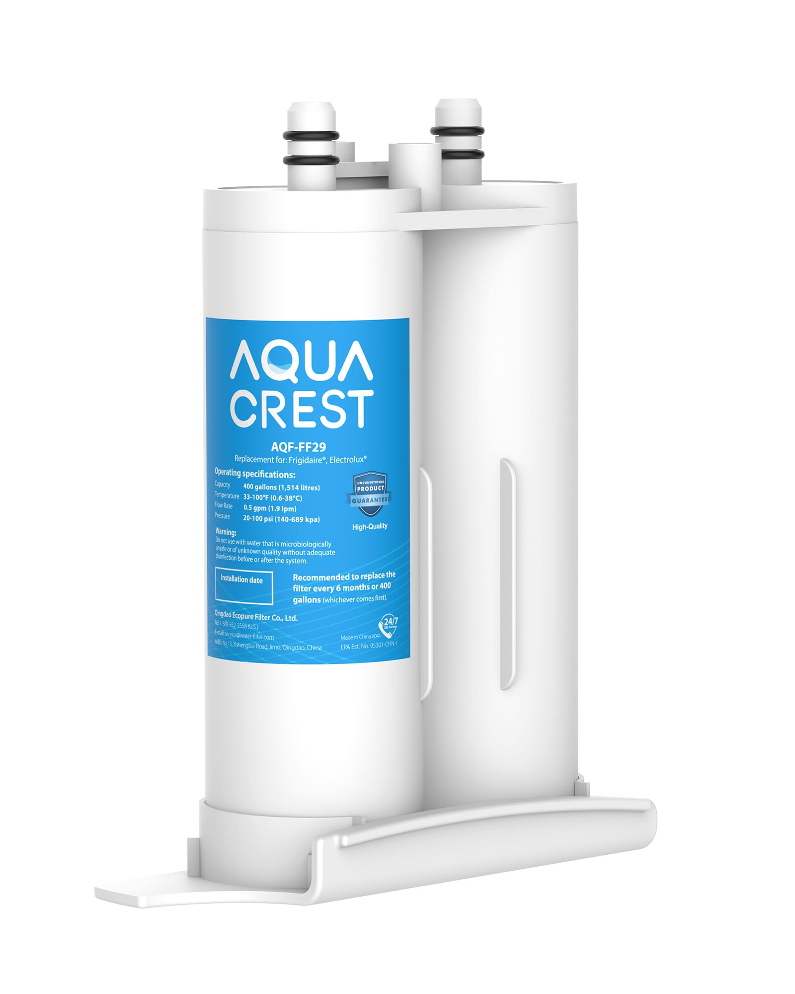 Aqua Crest Replacement For Frigidaire® & Electrolux® WF2CB®, PureSource2®, FC100, Ngfc 2000, 9916, 469916, 469911, EWF2CBPA® Refrigerator Water Filter, 1 Filter - View 1 | Fridge.com