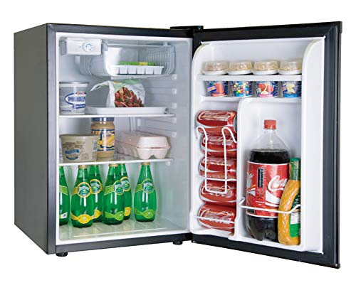 Arctic Chef ACFR283-BLACK CURACFR283BK 2.6 Cubic-Ft Single Door Refrigerator (Black) - View 3 | Fridge.com
