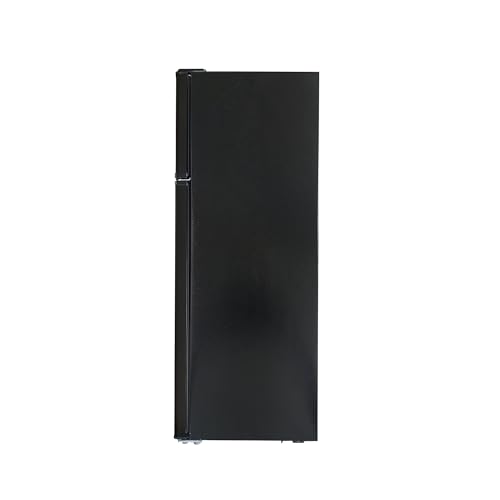 Arctic Chef ACFR741BLACKAMZ6COM Apartment Size-Top Freezer-2 Door Fridge-Adjustable Thermostat Control-Black-7.5 Cubic Feet - View 4 | Fridge.com