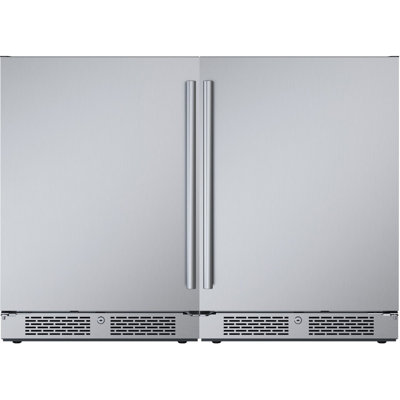Avallon AFR242SSDUAL 48 Inch Wide 11.32 Cu. Ft. Built-In or Free Standing Side by Side Dual Compact Refrigerator | Fridge.com