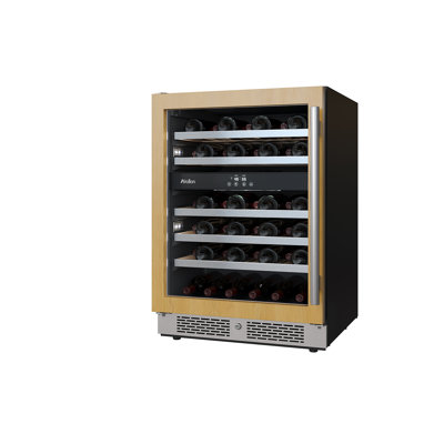 Avallon Dual Zone 23.81'' Freestanding 45 Bottle Wine Refrigerator - View 1 | Fridge.com