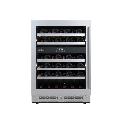 45 Bottle and 15 Can Dual Zone Built-In Wine Refrigerator | Fridge.com
