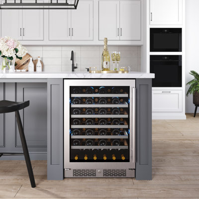 53 Bottle Single Zone Built-In Wine Refrigerator | Fridge.com