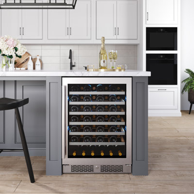53 Bottle Single Zone Built-In Wine Refrigerator | Fridge.com