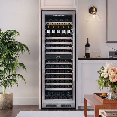 Avallon Dual Zone 23.43'' Freestanding 140 Bottle Wine Refrigerator | Fridge.com
