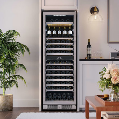 Avallon Dual Zone 23.43'' Freestanding 140 Bottle Wine Refrigerator | Fridge.com
