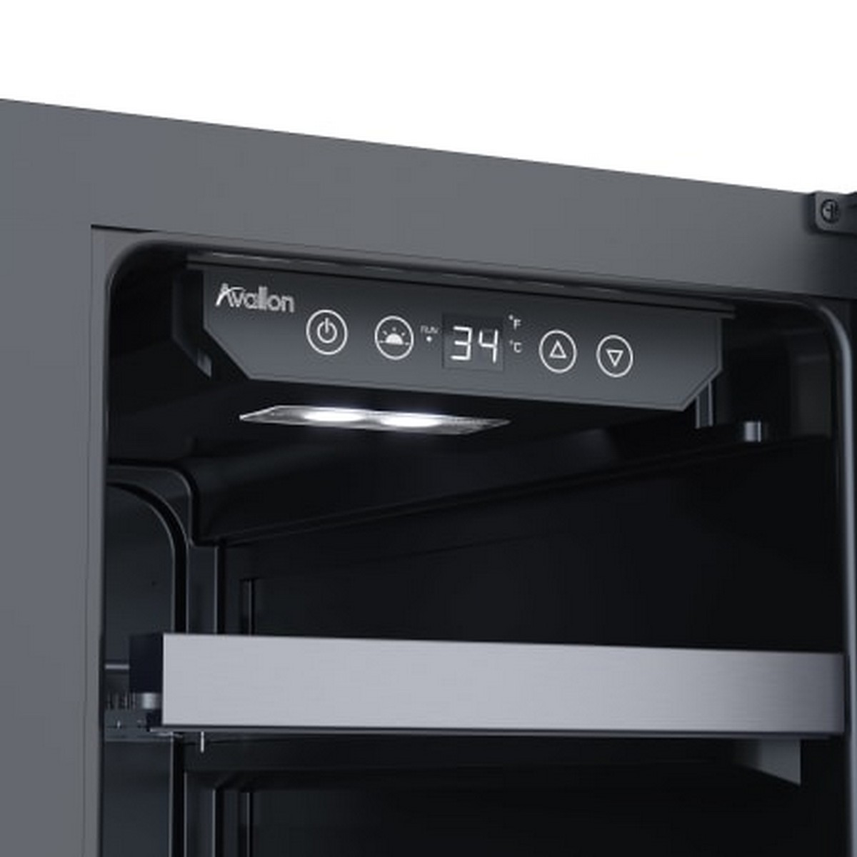 Avallon Dual Zone 29.875'' Freestanding 54 Bottle Wine Refrigerator With French Doors - View 2 | Fridge.com