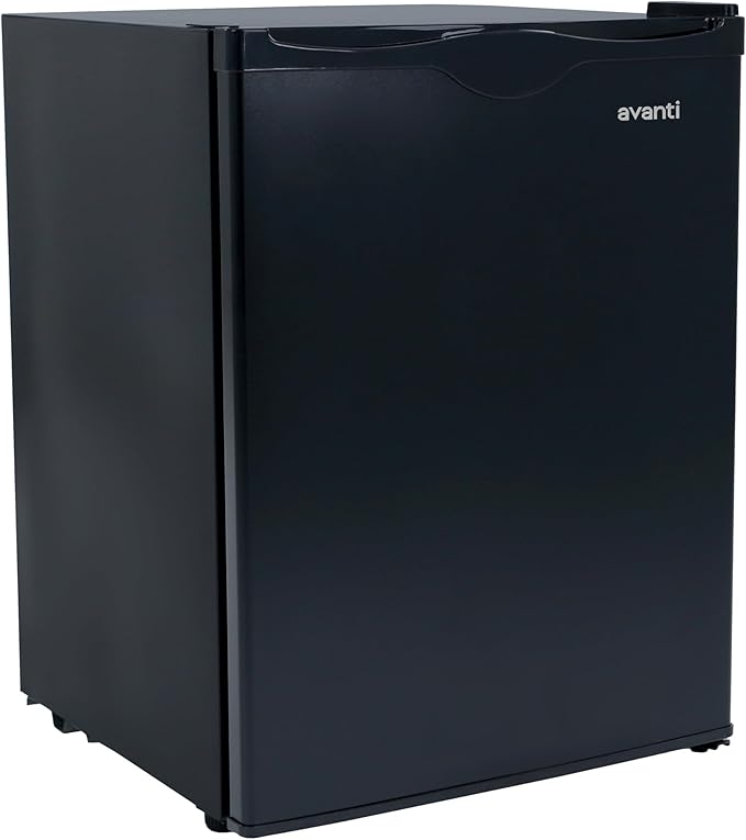 Avanti Mini Fridge for Home Office or Dorm, Auto Defrost with Reversible Door, Energy Star Rated, 2.2 Cu. Ft., Black | Fridge.com