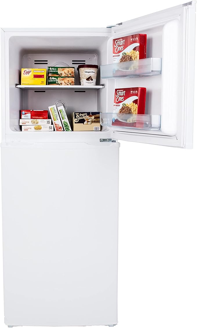 Avanti 7.0 cu.ft. Apartment Size Refridgerator, Compact Fridge with Top Freezer with Temperature Control and Adjustable Shelves and Crisper Drawer, 7.0 cu.ft., White | Fridge.com