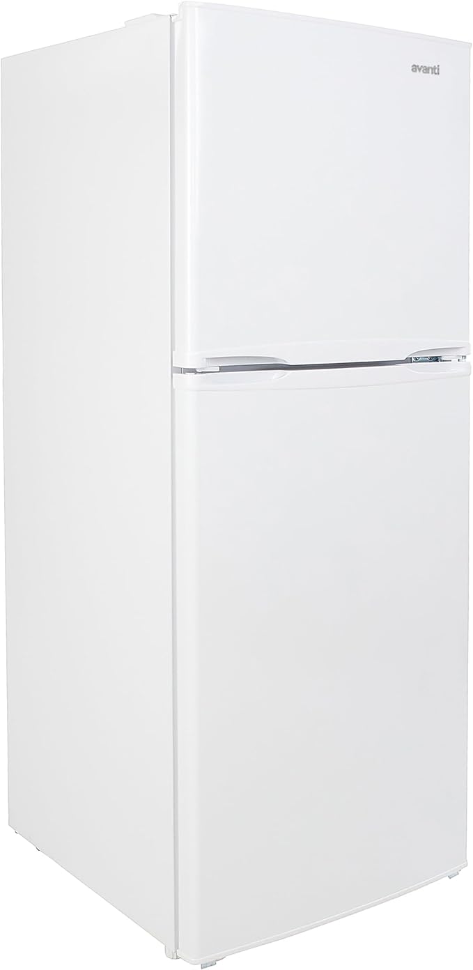 Avanti 7.0 cu.ft. Apartment Size Refridgerator, Compact Fridge With Top Freezer With Temperature Control And Adjustable Shelves And Crisper Drawer, 7.0 cu.ft., White - View 2 | Fridge.com
