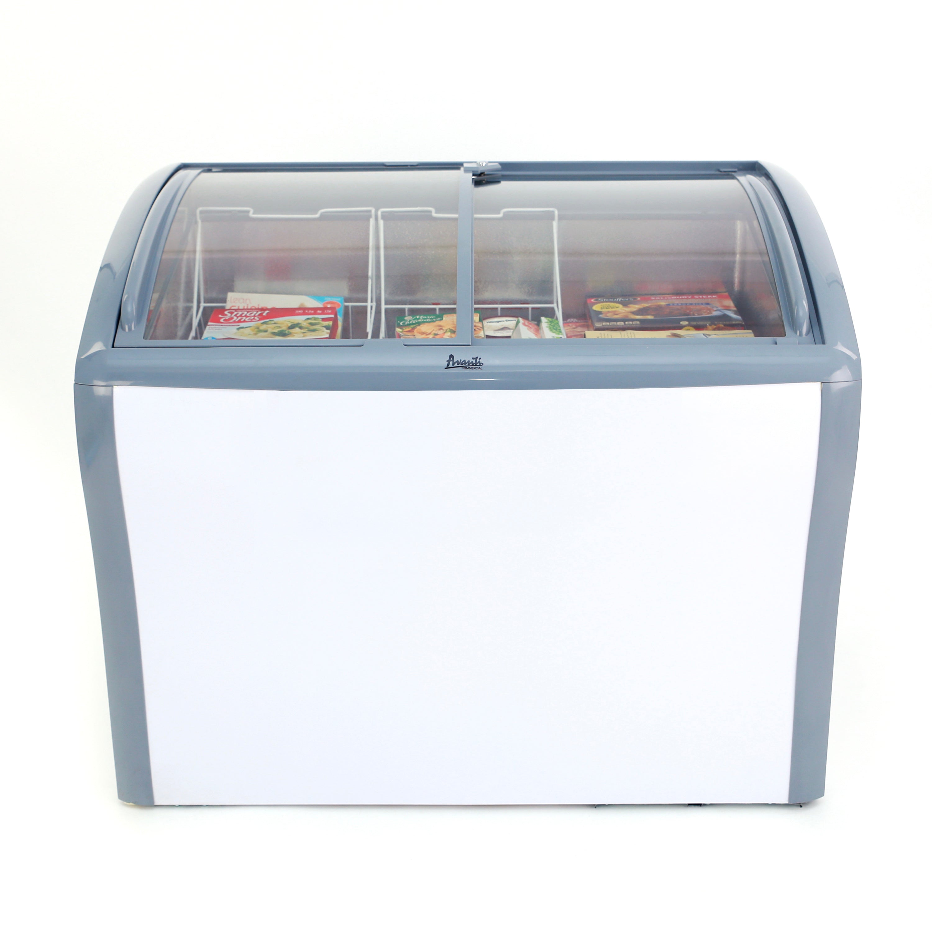 Avanti 9.5 cu. ft. Commercial Glass Top Freezer Or Refrigerator - View 4 | Fridge.com