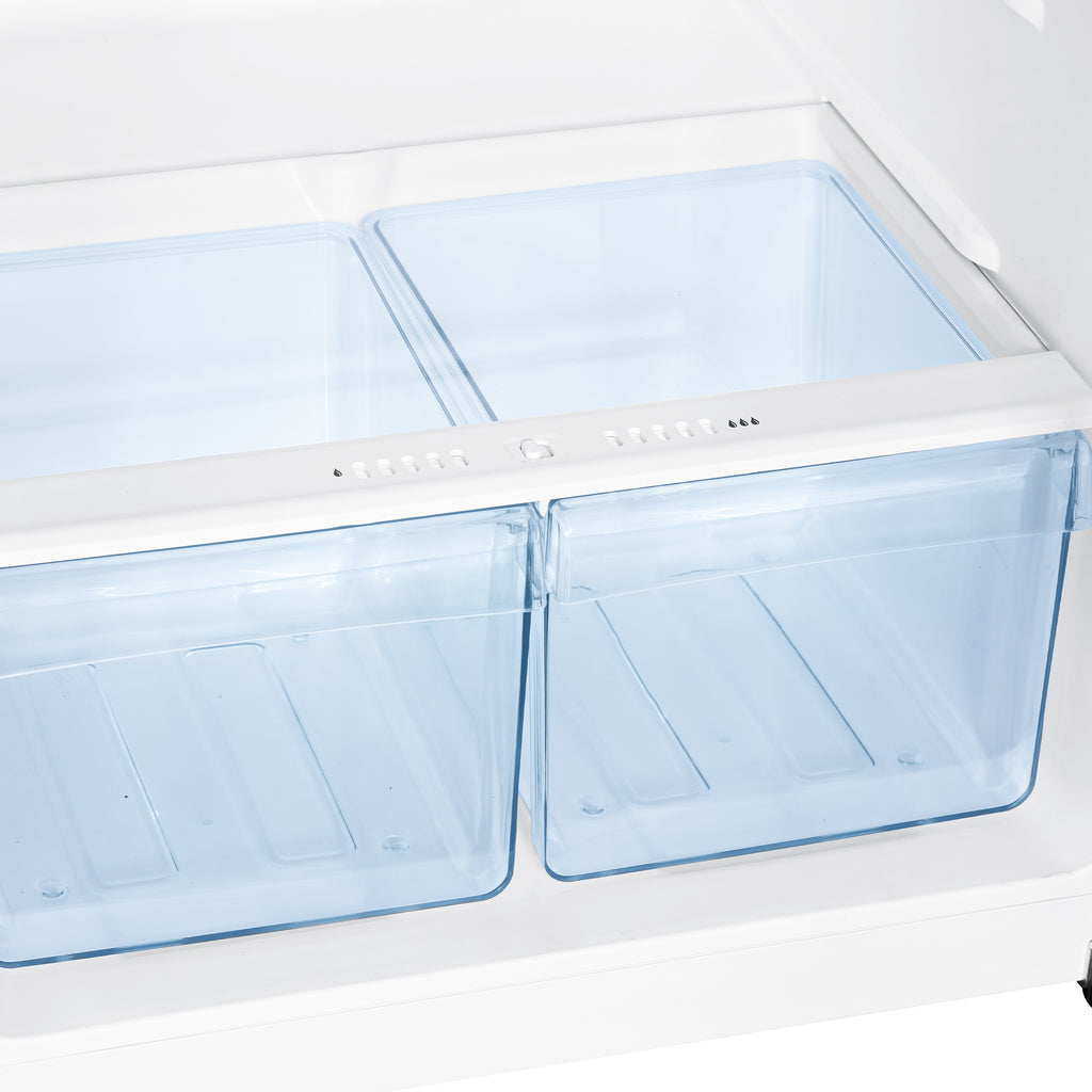 Avanti 24 Inch 24" Top Freezer Refrigerator FF10B3S - View 4 | Fridge.com