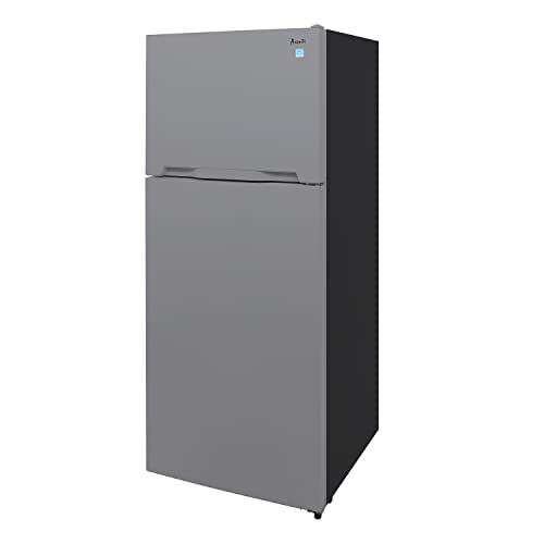 Avanti Apartment Refrigerator Freestanding Dual Door Design Fridge with Top Freezer, Adjustable Temperature Control and Frost Free Defrost, for Condo, House, Small Kitchen Use, 14.3-Cu.Ft, Metallic | Fridge.com