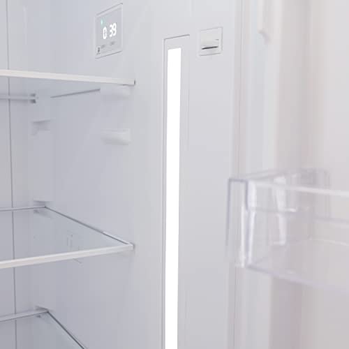 Avanti Apartment Refrigerator Freestanding Dual Door Design Fridge with Top Freezer, Adjustable Temperature Control and Frost Free Defrost, for Condo, House, Small Kitchen Use, 14.3-Cu.Ft, Metallic | Fridge.com