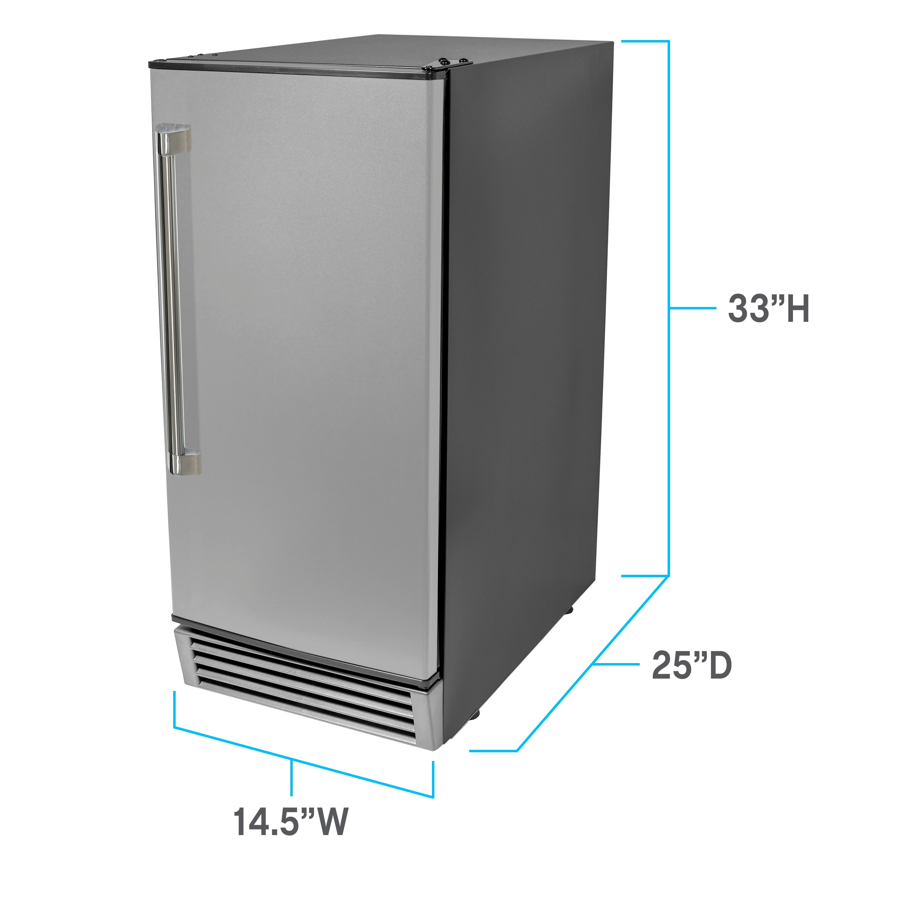 Avanti Elite Built-In Or Freestanding Ice Maker, 15" - View 6 | Fridge.com