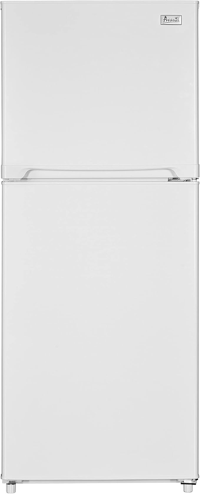 Avanti 10.0 cu.ft. Apartment Size Refrigerator, Compact Fridge With Top Freezer With Temperature Control And Adjustable Shelves And Crisper Drawer, 10.0 cu.ft., White - View 2 | Fridge.com
