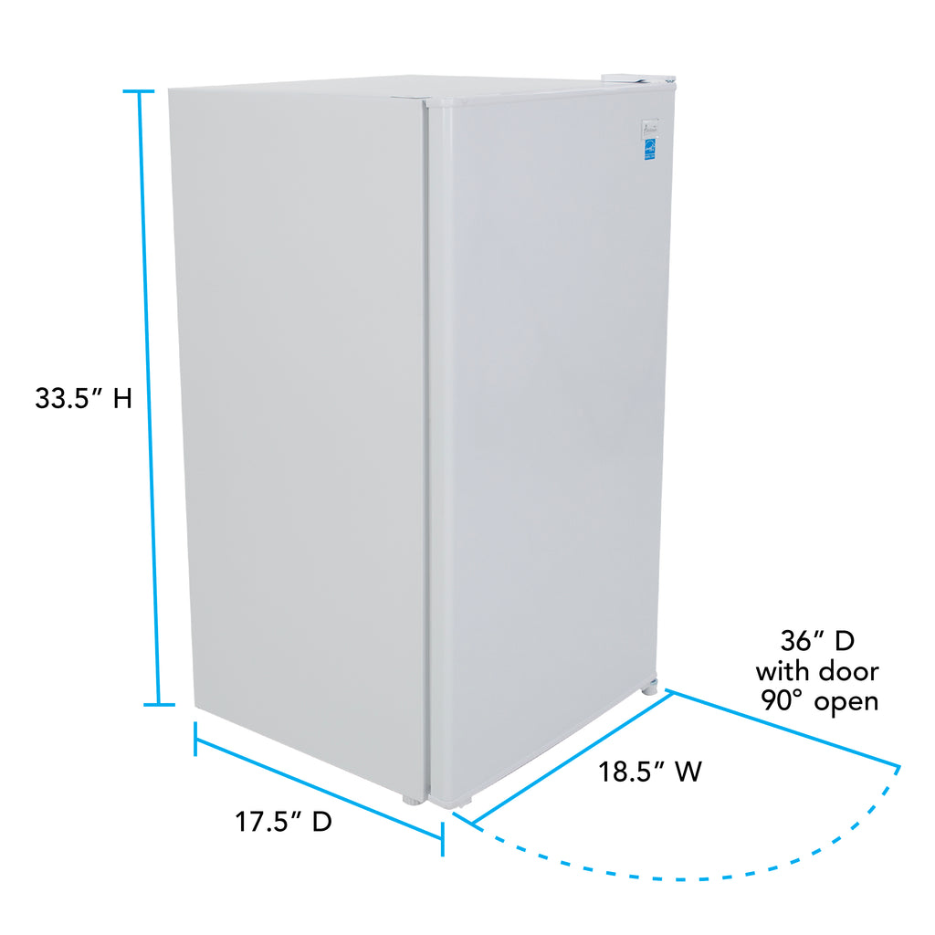 Avanti RM3316B 3.3 cuft Compact Refrigerator - B - View 6 | Fridge.com