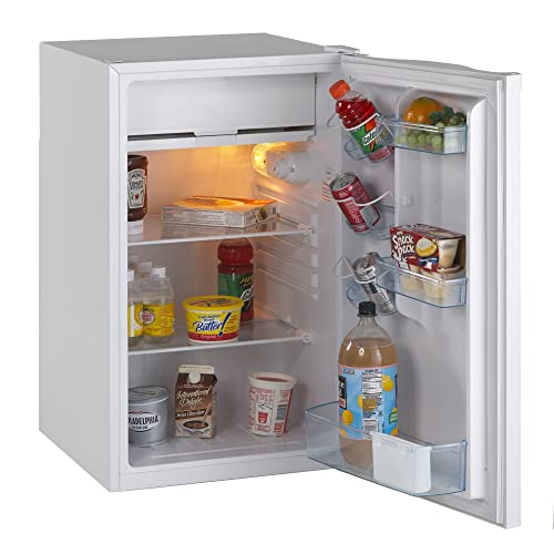 Avanti Mini Fridge Compact Refrigerator For Home Office Or Dorm, Features Compressor Cooling Single Reversible Door Removable Shelves Automatic Defrost And Adjustable Temp Control, 1.7-cu.ft, White - View 3 | Fridge.com