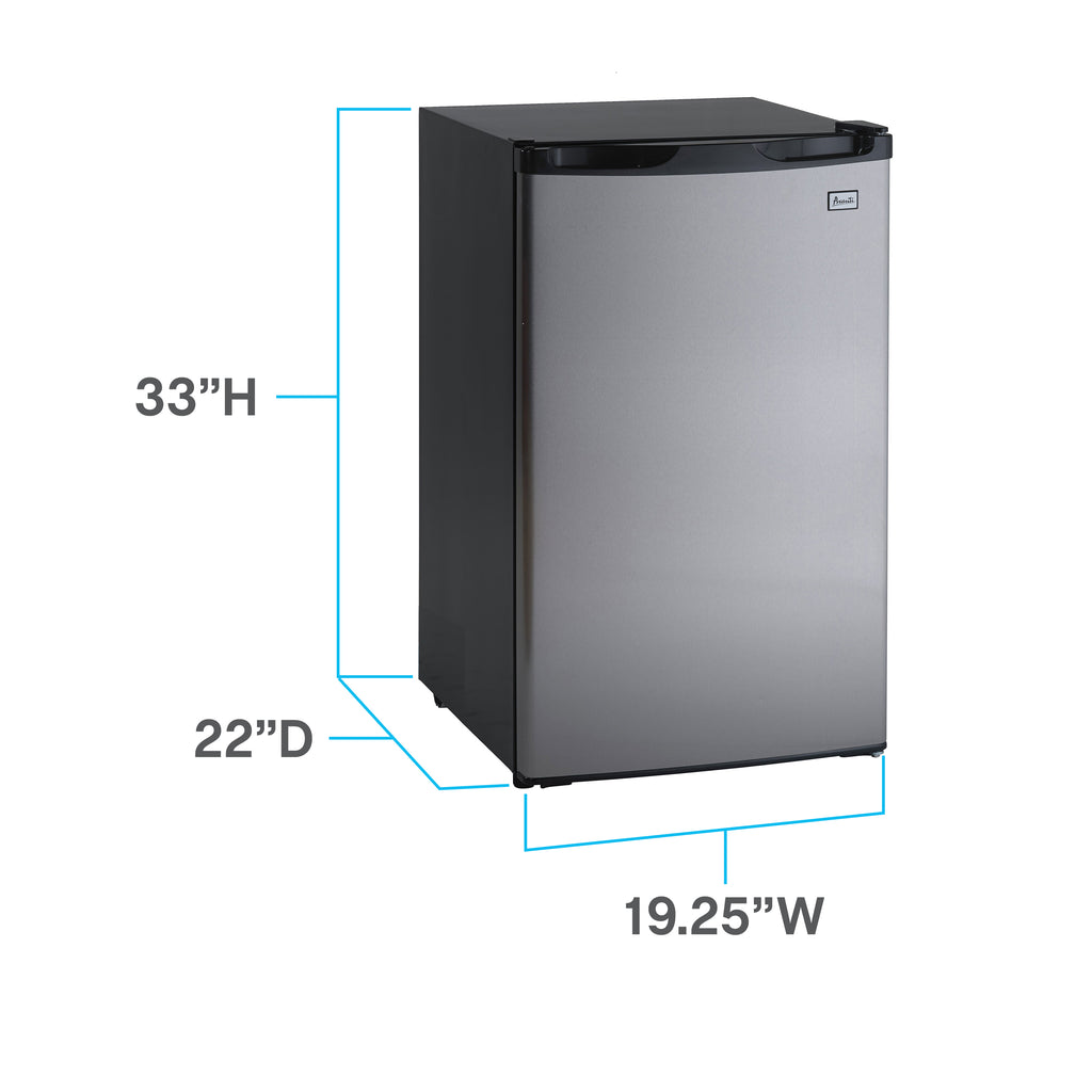 Avanti Rm4416b 4.4 Cuft Compact Refrigerator - Bk - View 2 | Fridge.com
