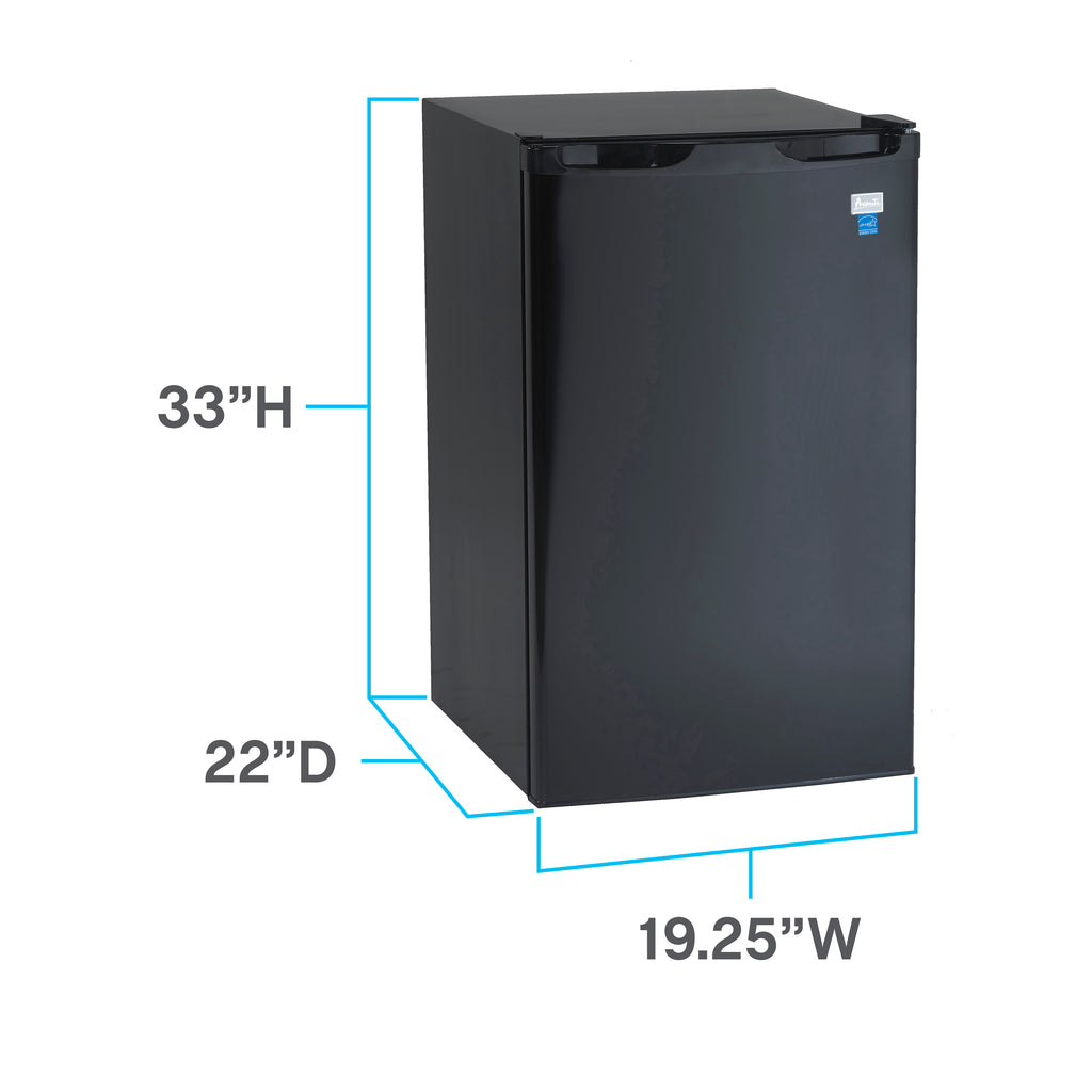 Avanti Rm4416b 4.4 Cuft Compact Refrigerator - Bk - View 5 | Fridge.com